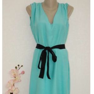 Baila Conmigo Dress, Cap Sleeve, Zara Turquoise